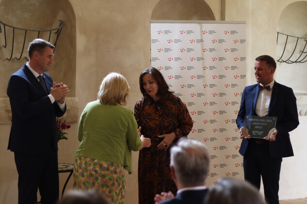 Slavnostní zakončení obnovy jižního křídla hosp. dvora v Zákupech